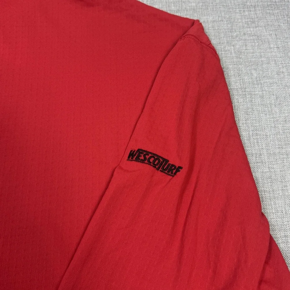 IBKUL Polo Shirt Mens 2XL Red Icefil Technology Long Sleeve Golf Performance